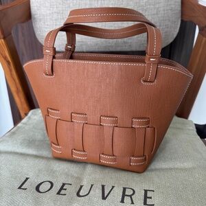 Loeuvre Sac De Lien Mini Bag - Brown